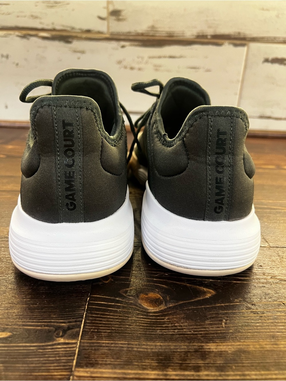 Adidas • Women’s Game Court Sneakers • Size 8.5 • Dark Green - Picture 9 of 14